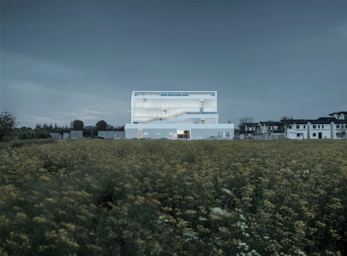 BIM建筑|“方仓圆廪”的田园理想，海门云谷农展馆/gad