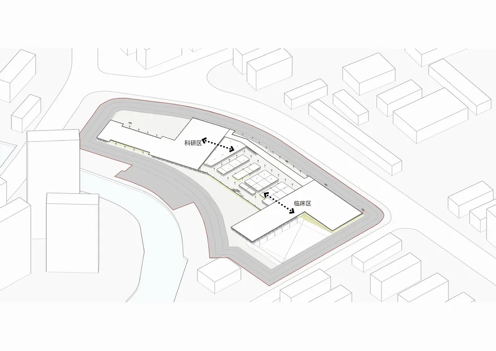 BIM建筑|城市与河岸之间的健康客厅--沪东区域医疗中心/LEMANARC瑞士瑞盟设计