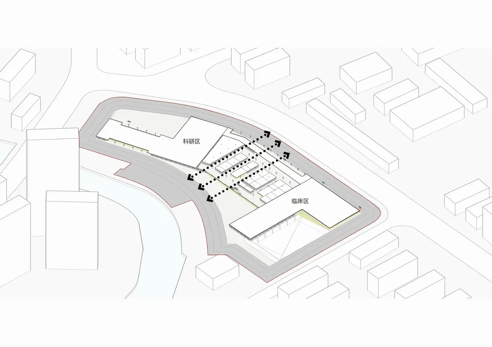 BIM建筑|城市与河岸之间的健康客厅--沪东区域医疗中心/LEMANARC瑞士瑞盟设计