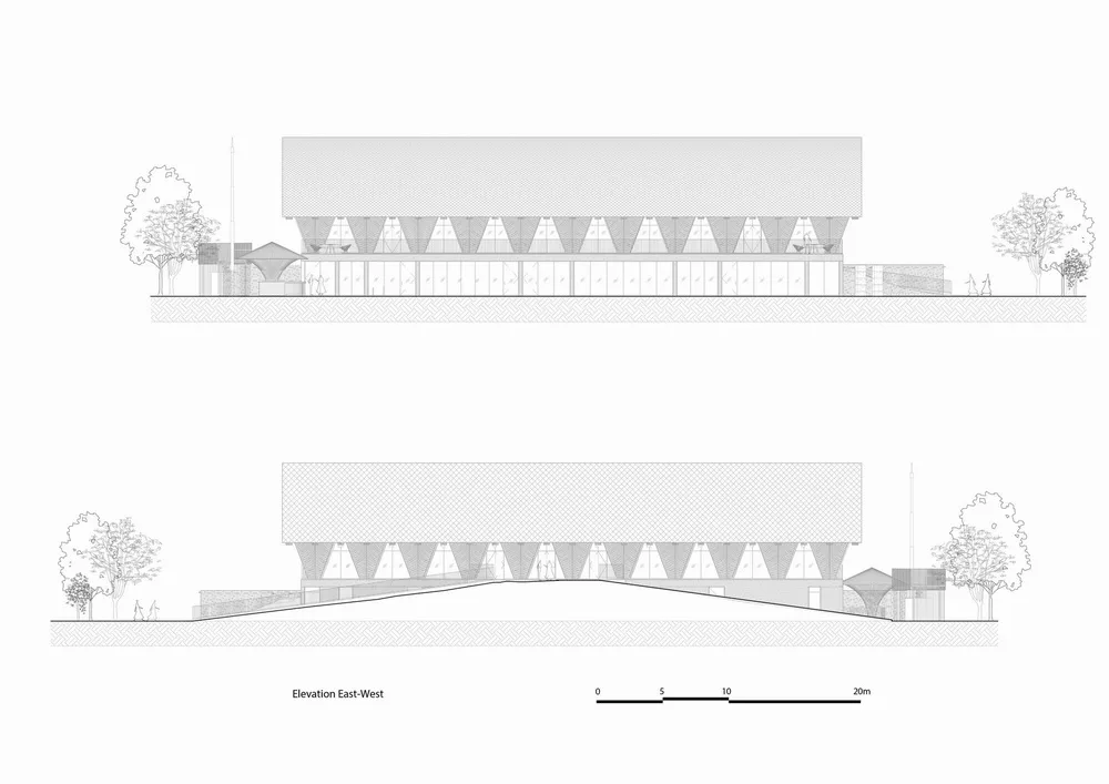 BIM建筑|大跨度拱形竹梁，Casamia 社区之家 / VTN Architects