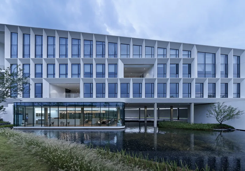 BIM建筑|顺势而为的空间赋形，浙江建德空港航空产学研基地/gad杰地设计
