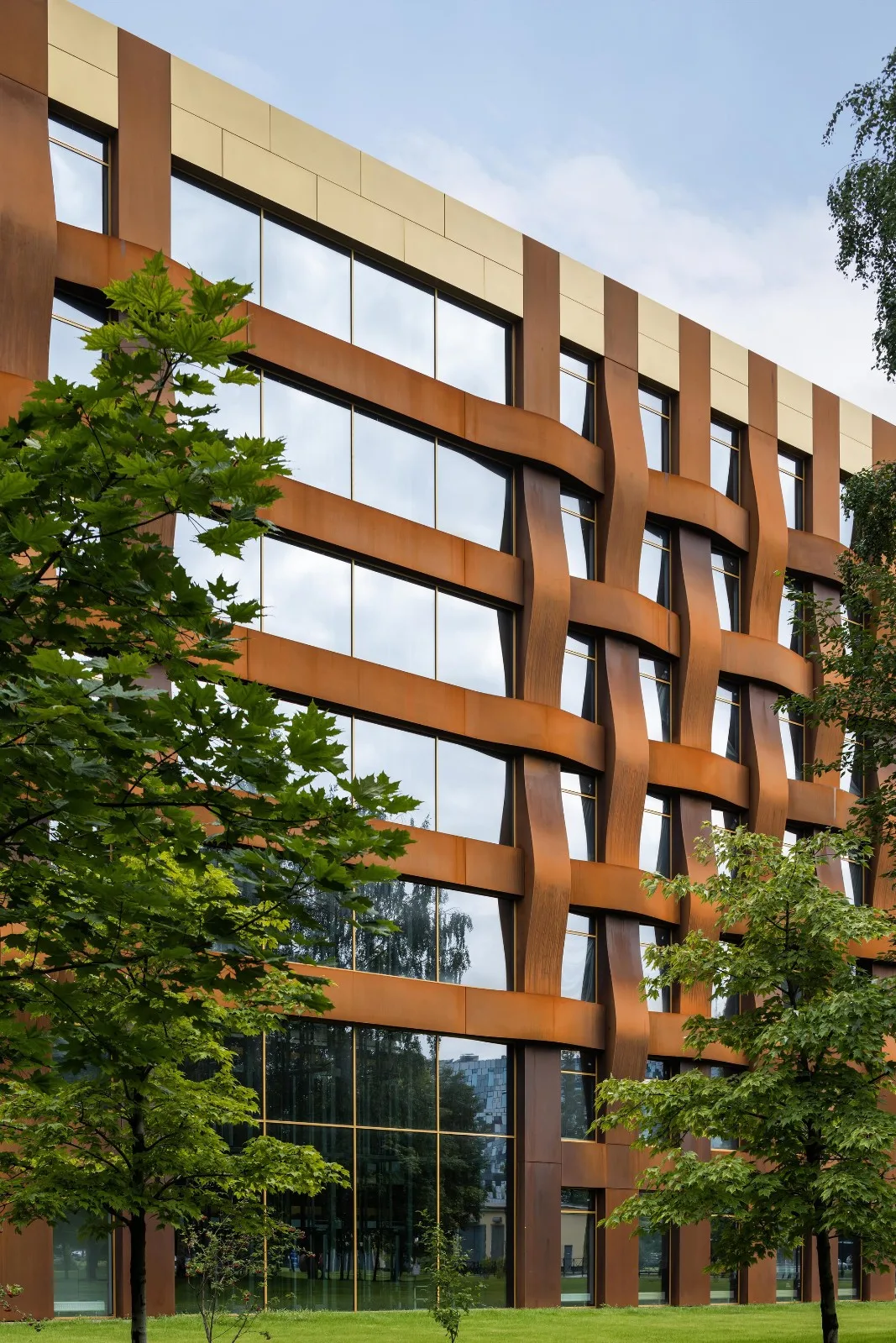 BIM建筑|Ferrum 1 办公大楼 / Tchoban Voss Architekten