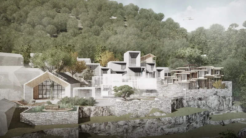 BIM建筑|山涧房 / 来建筑设计工作室