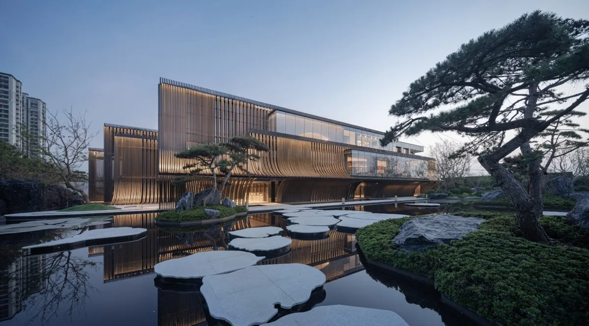 BIM建筑|美的禹洲·大河艺术馆/ PTA上海柏涛