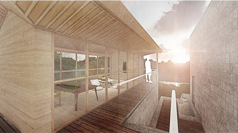 BIM建筑|山涧房 / 来建筑设计工作室