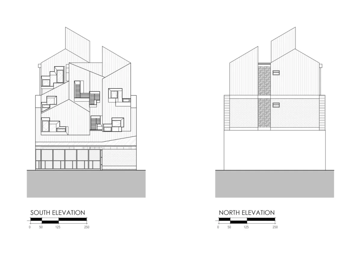 BIM建筑|'逐步堆叠‘ 红区寄宿公寓 / Ismail Solehudin Architecture