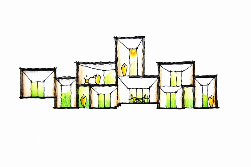 BIM建筑|山涧房 / 来建筑设计工作室