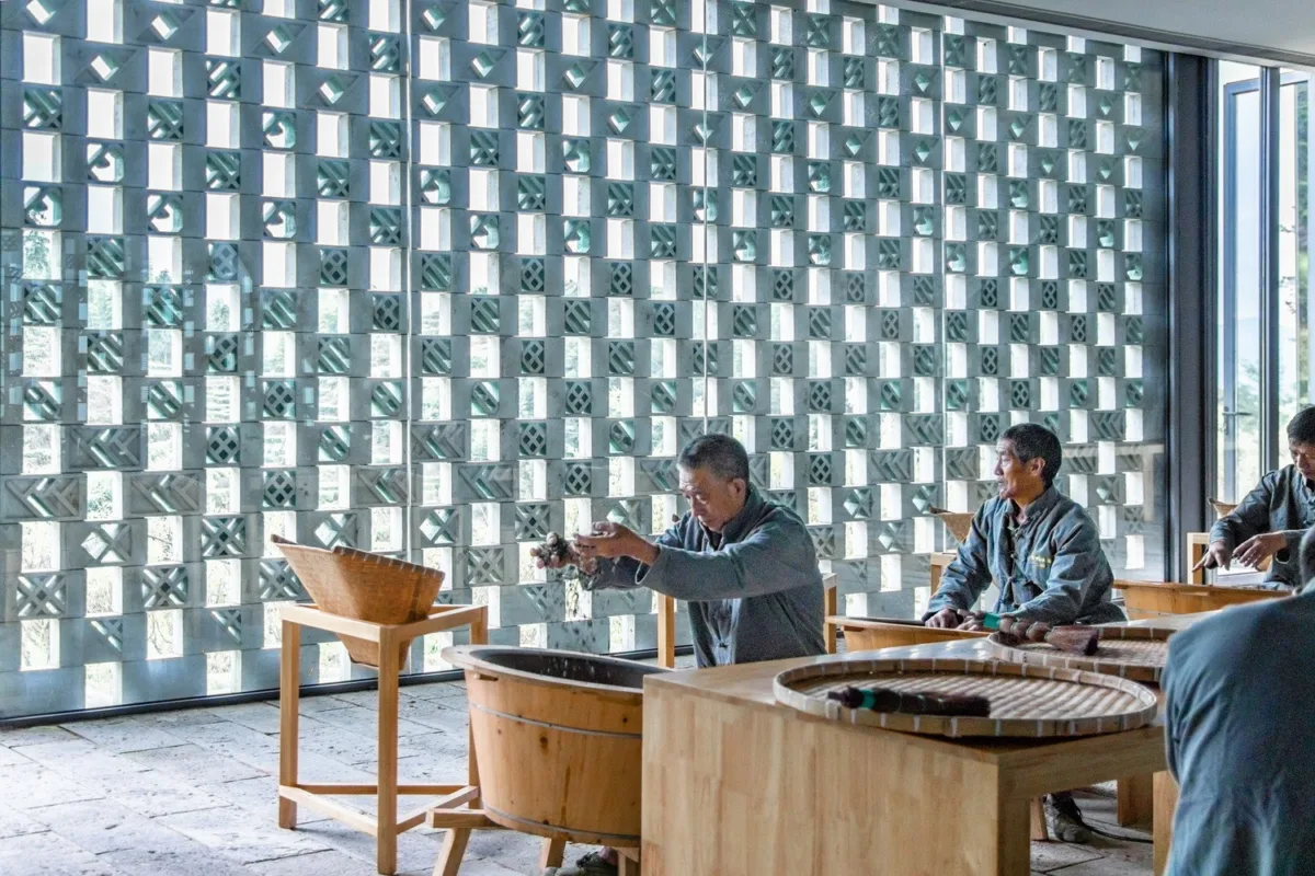 BIM建筑|景宁惠明茶工坊/ DnA_Design and Architecture