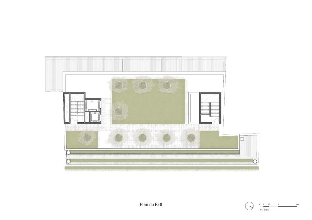 BIM建筑|未来城市缩影：M大楼 / Triptyque Architecture