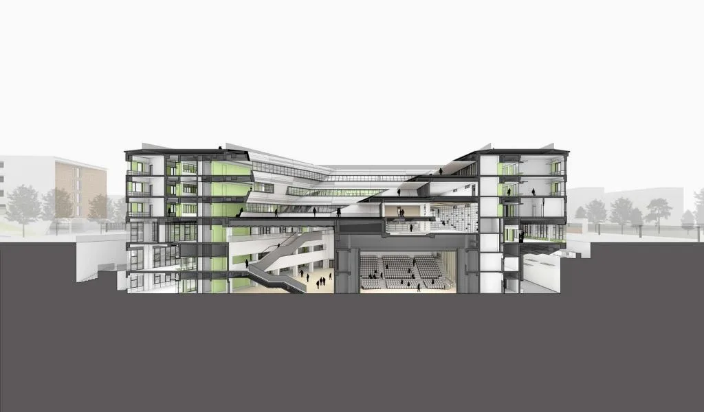 BIM建筑|北京人大附中航天城学校 / 北京市建筑设计研究院