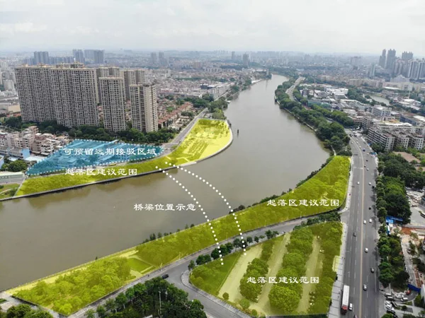 BIM建筑|三江六岸迎宾慢行桥概念方案设计国际咨询正式公告