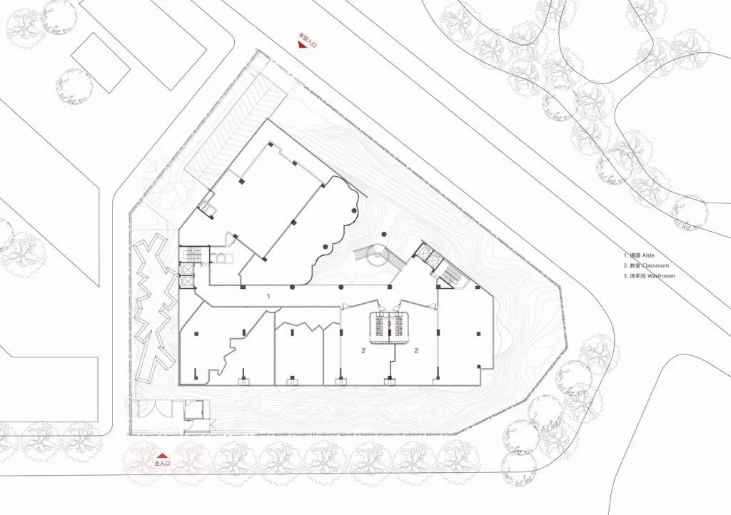 BIM建筑|KING’S KINDERGARTEN 金生幼儿园 / GROUNDWORK元新建城