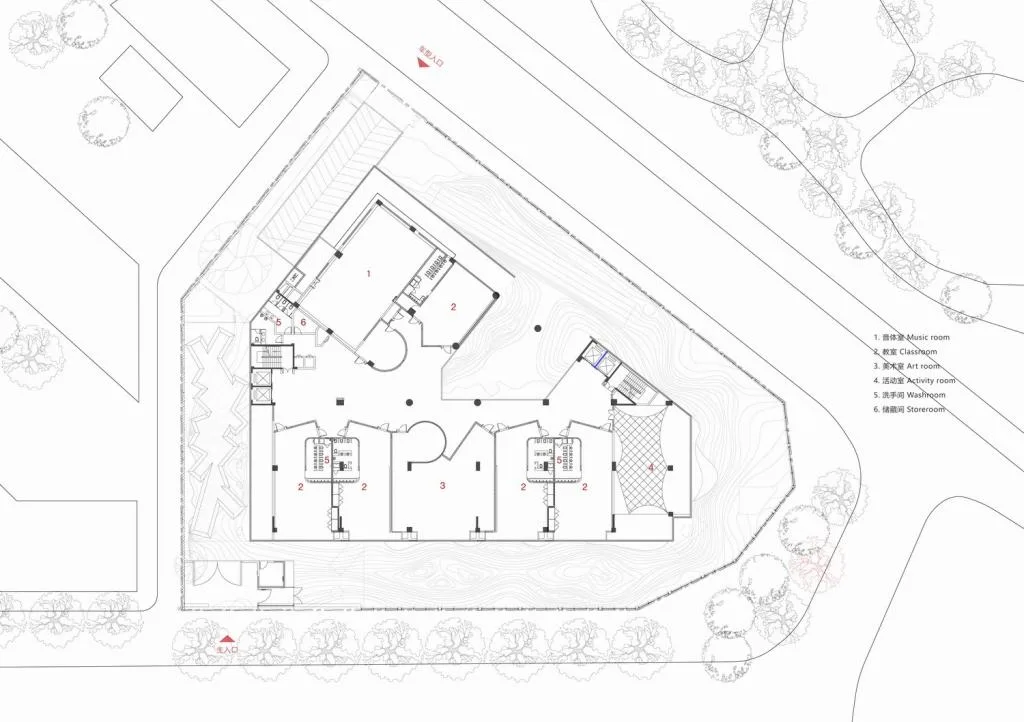 BIM建筑|KING’S KINDERGARTEN 金生幼儿园 / GROUNDWORK元新建城
