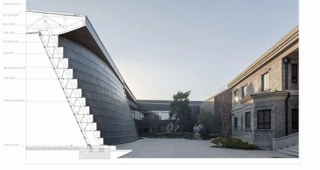 BIM建筑|苏州“狮子口”遗址环境保护与扩建 / 上海日清