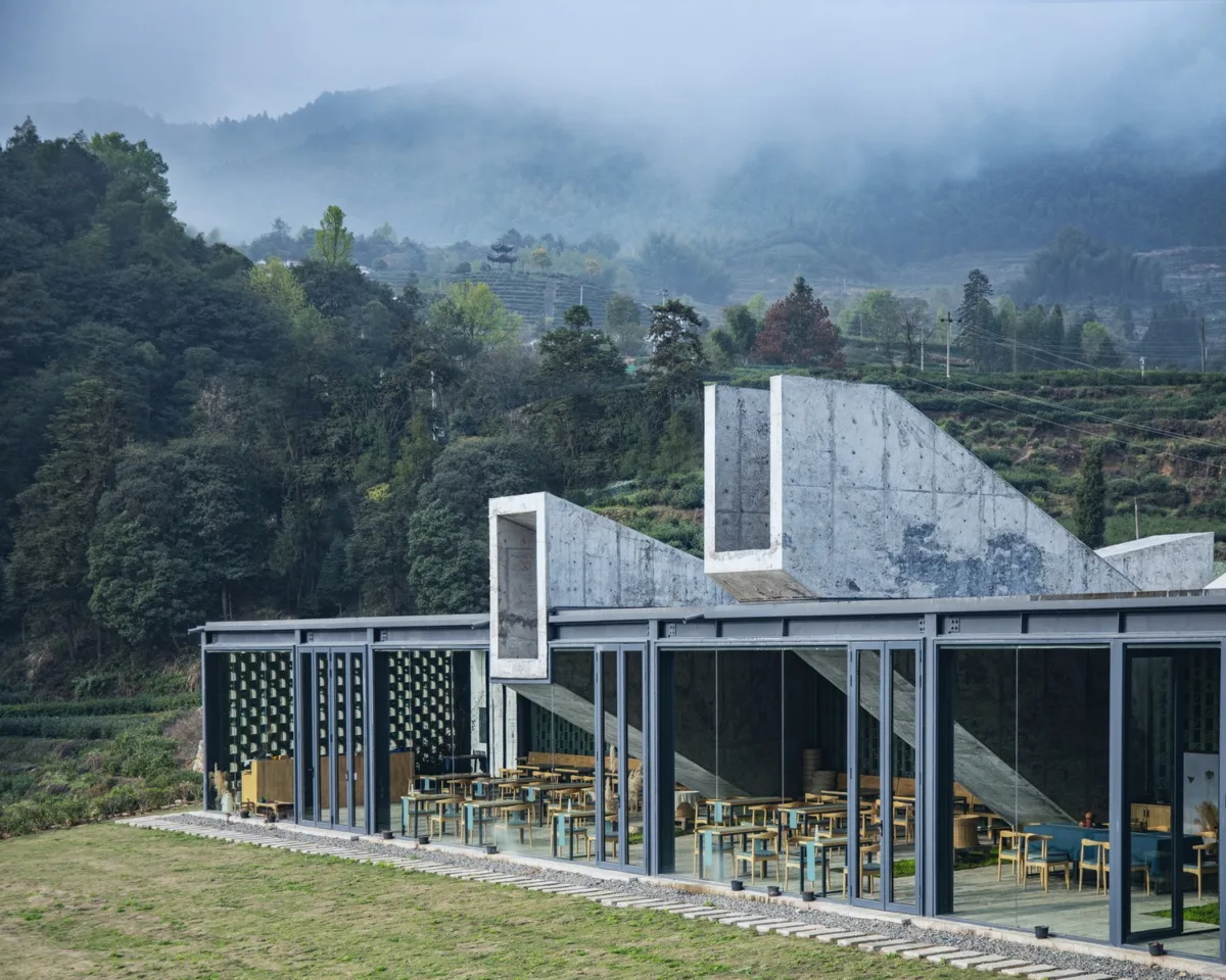 BIM建筑|景宁惠明茶工坊/ DnA_Design and Architecture