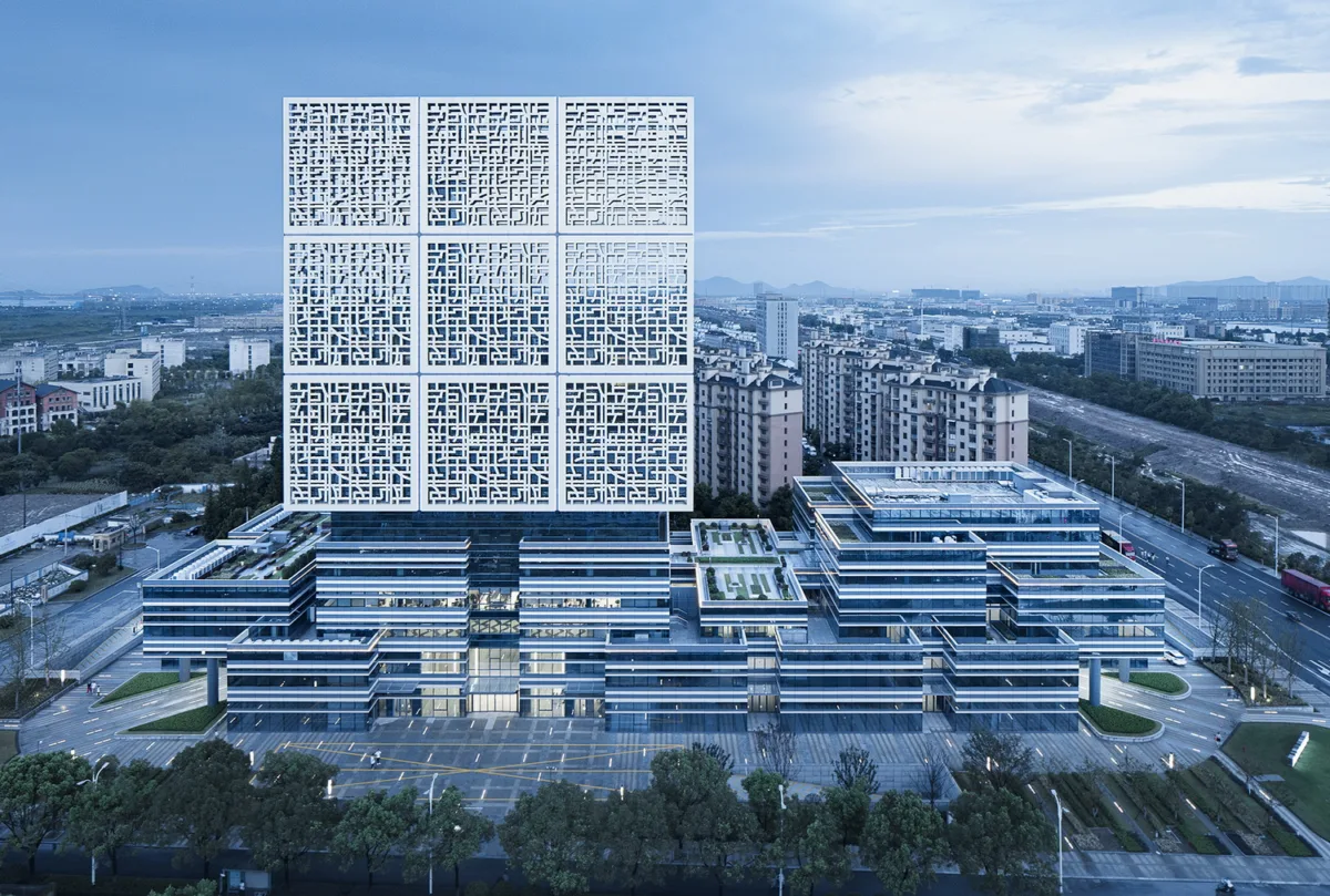 BIM建筑|“能量魔方” 萧山科技城创业谷 / 浙江大学建筑设计研究院有限公司