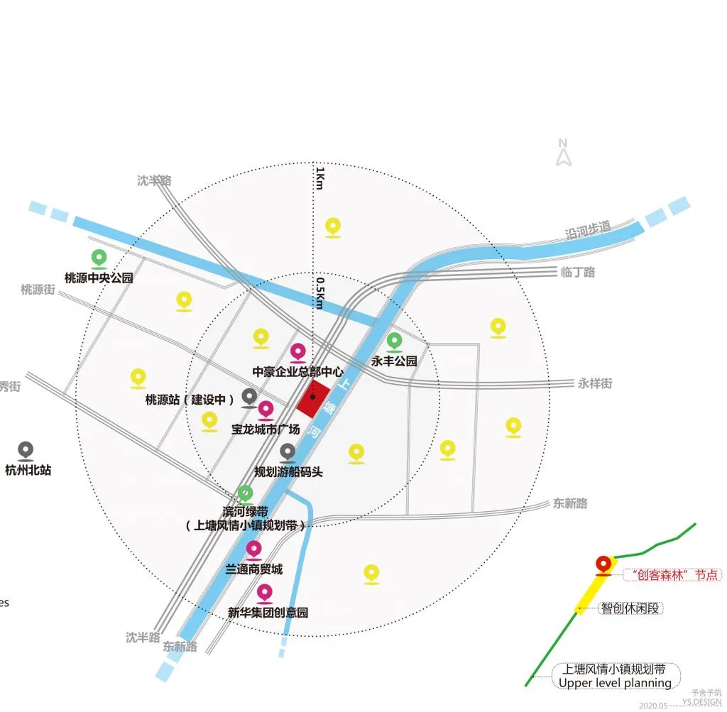 BIM建筑|打开脑洞、创意回路——8号桥沈半路文创办公园区改造 / 予舍予筑