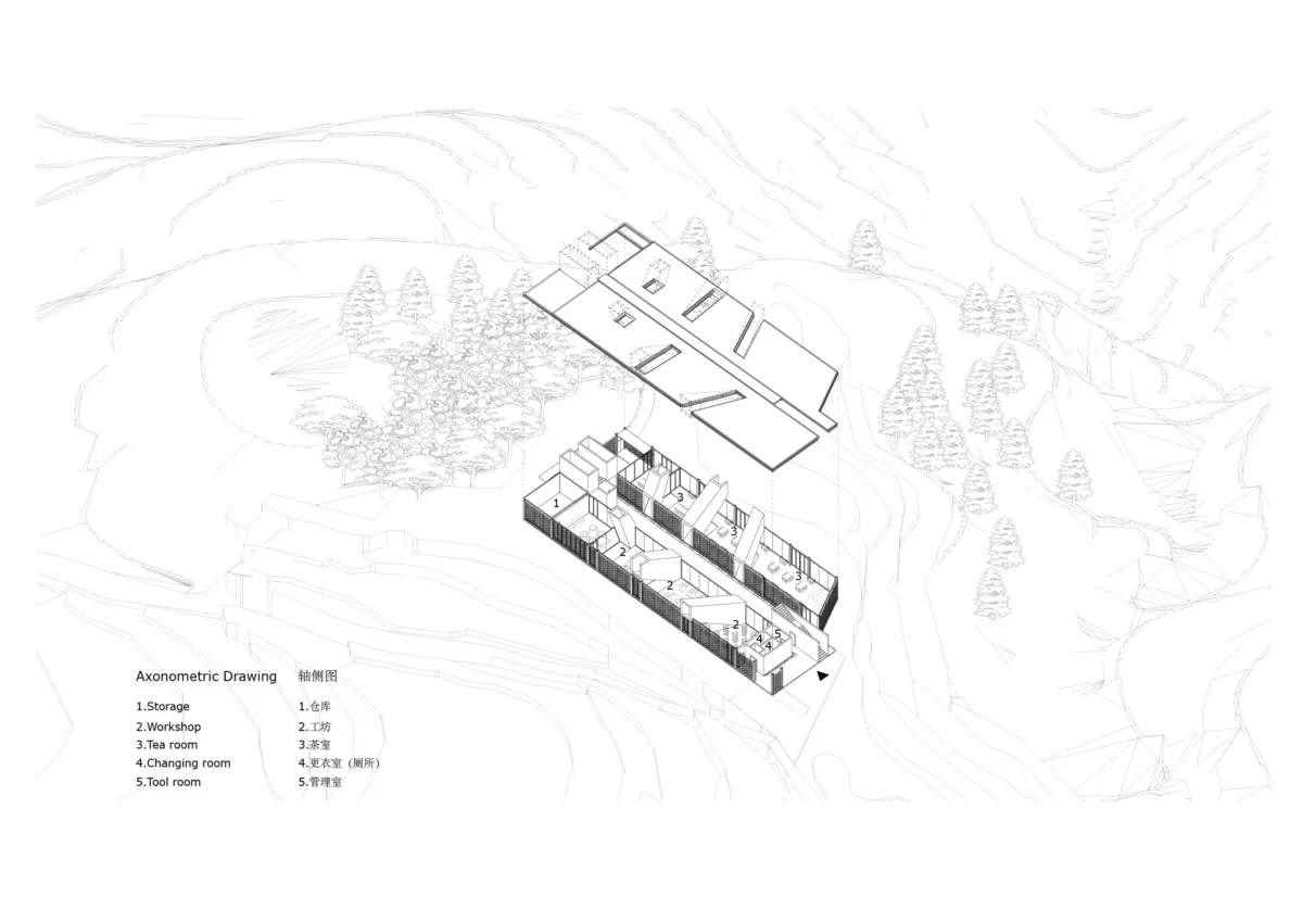 BIM建筑|景宁惠明茶工坊/ DnA_Design and Architecture