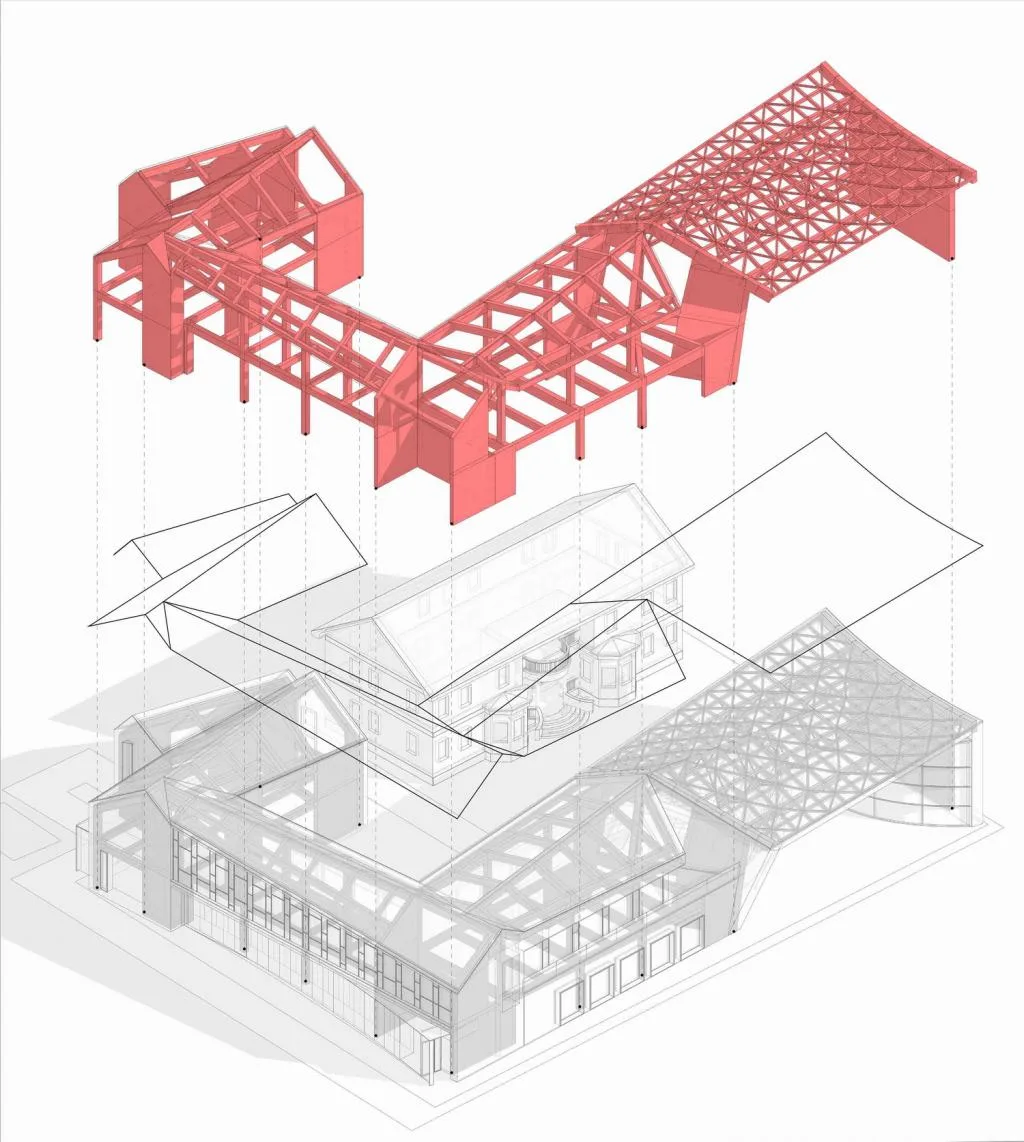 BIM建筑|苏州“狮子口”遗址环境保护与扩建 / 上海日清
