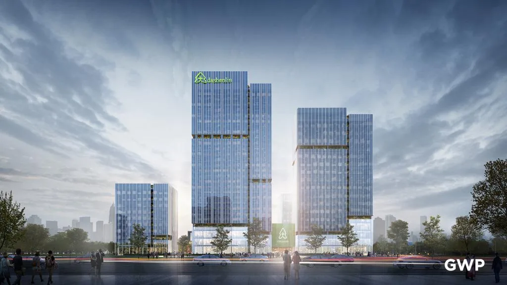 BIM建筑|大参林医药集团荔湾运营中心 / GWP