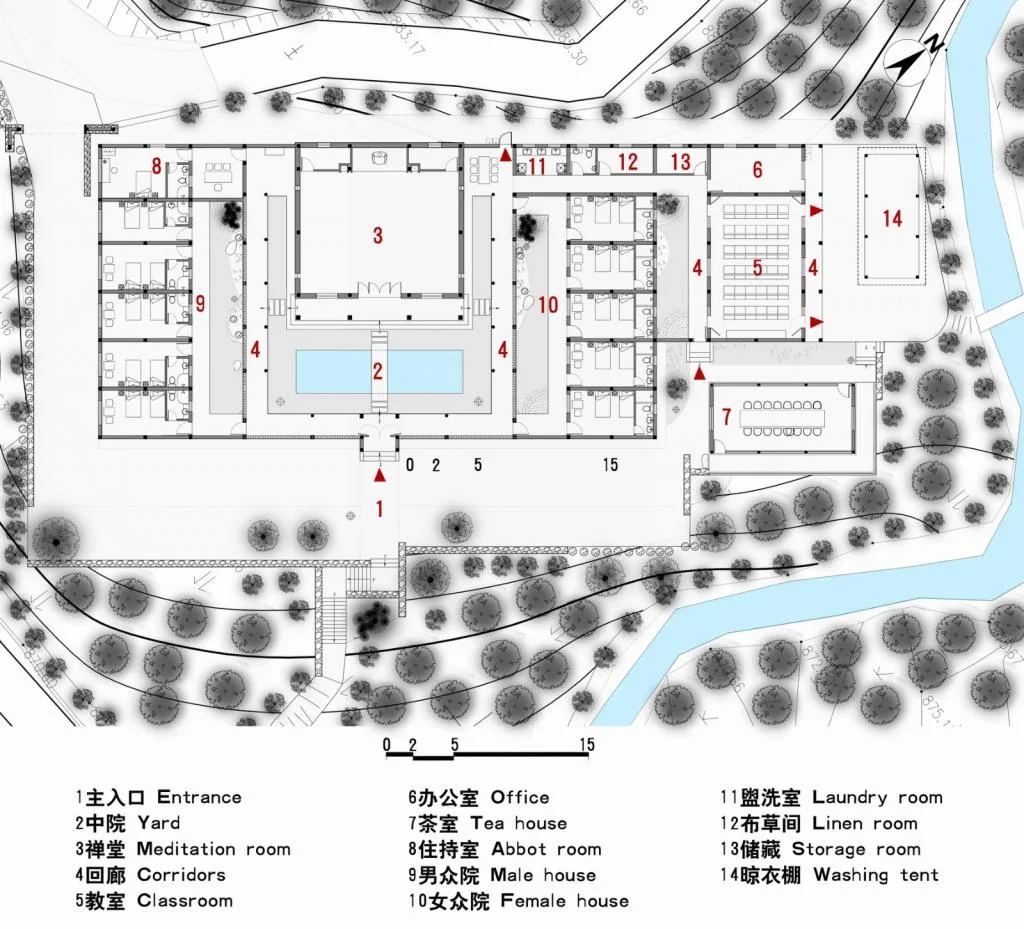 BIM建筑|山禅水定——大和禅院扩建设计 / 上海善祥建筑