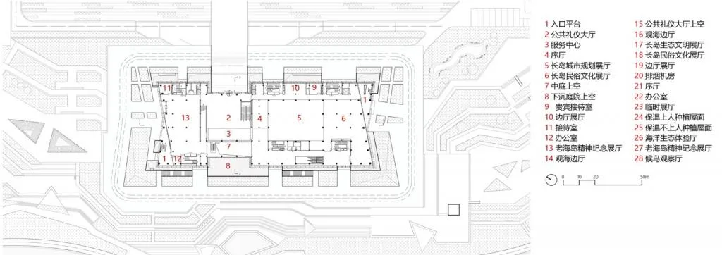 BIM建筑|长岛海洋生态文明综合试验区展览馆 / 华南理工大学建筑设计研究院工作十室+烟台市建筑设计研究院