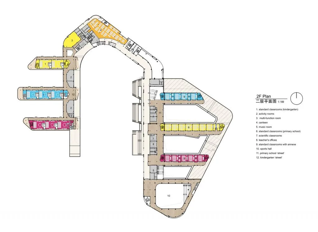 BIM建筑|苏州科技城天佑实验小学及幼儿园 / BAU