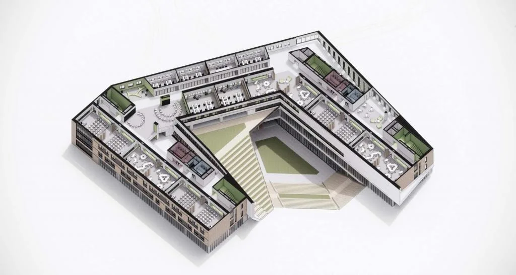 BIM建筑|北京人大附中航天城学校 / 北京市建筑设计研究院