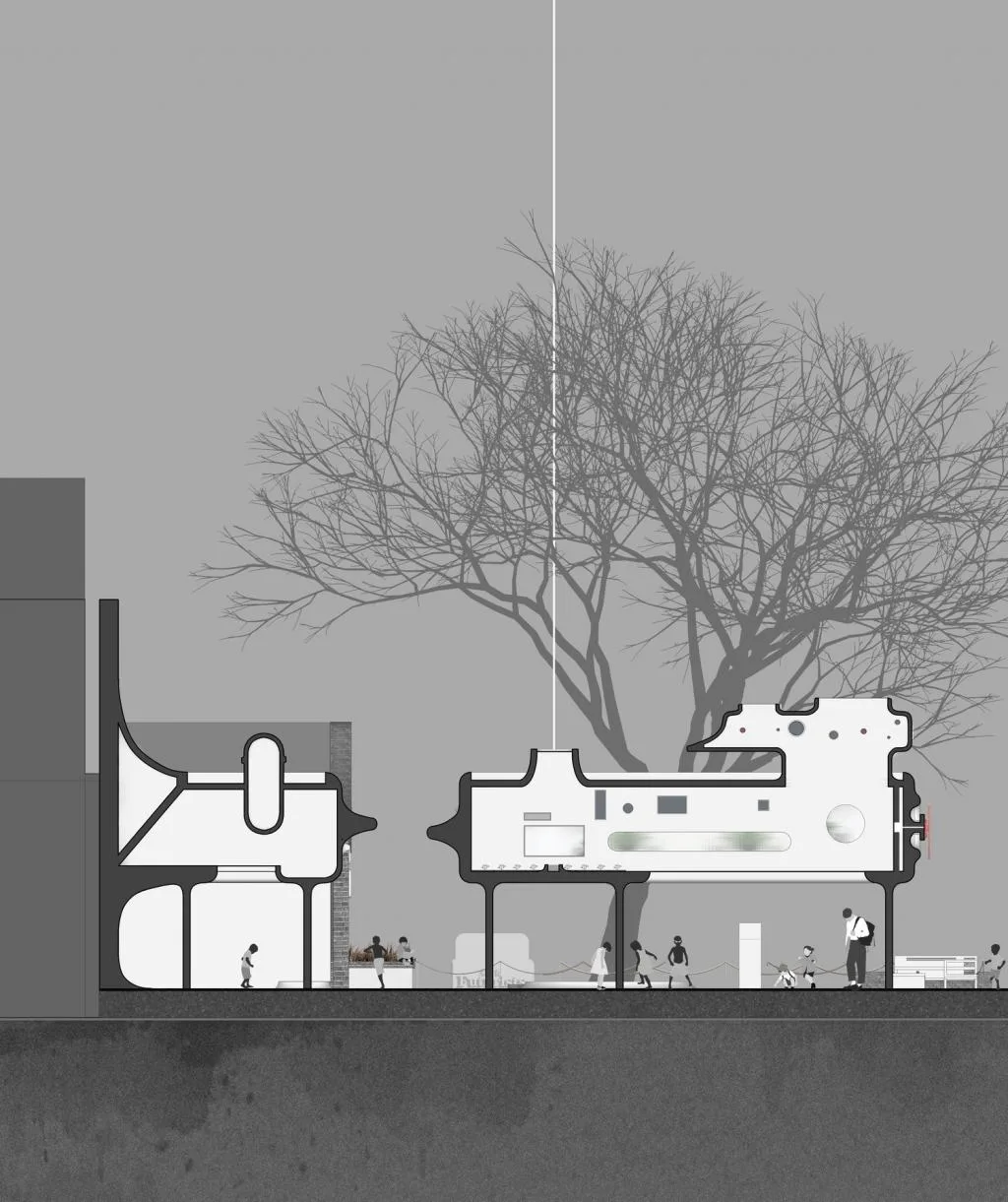 BIM建筑|建国门&未来者城市展厅—— 老城墙下的新故事 / DIKA新作