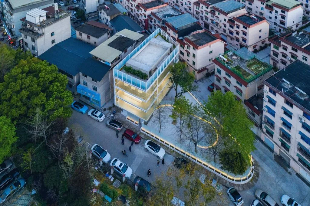 BIM建筑|建筑针灸——诗文馆 / DnA