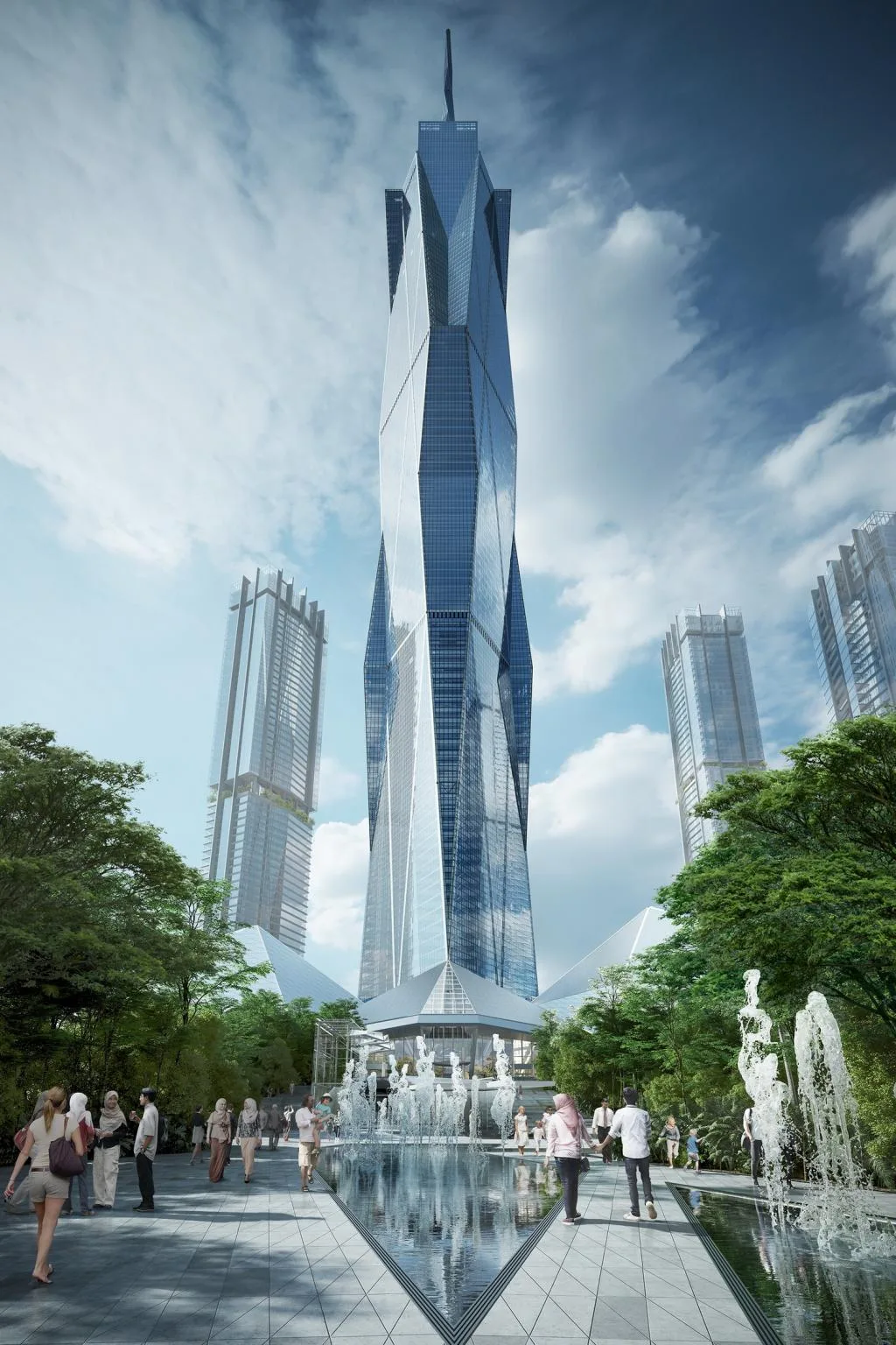 BIM建筑|Merdeka 118大楼，吉隆坡 / Fender Katsalidis