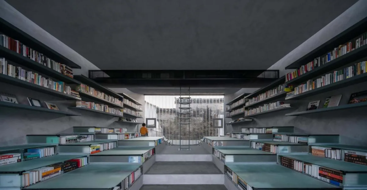 BIM建筑|桥廊：上海三联书店·黄山桃源店 / 来建筑设计工作室