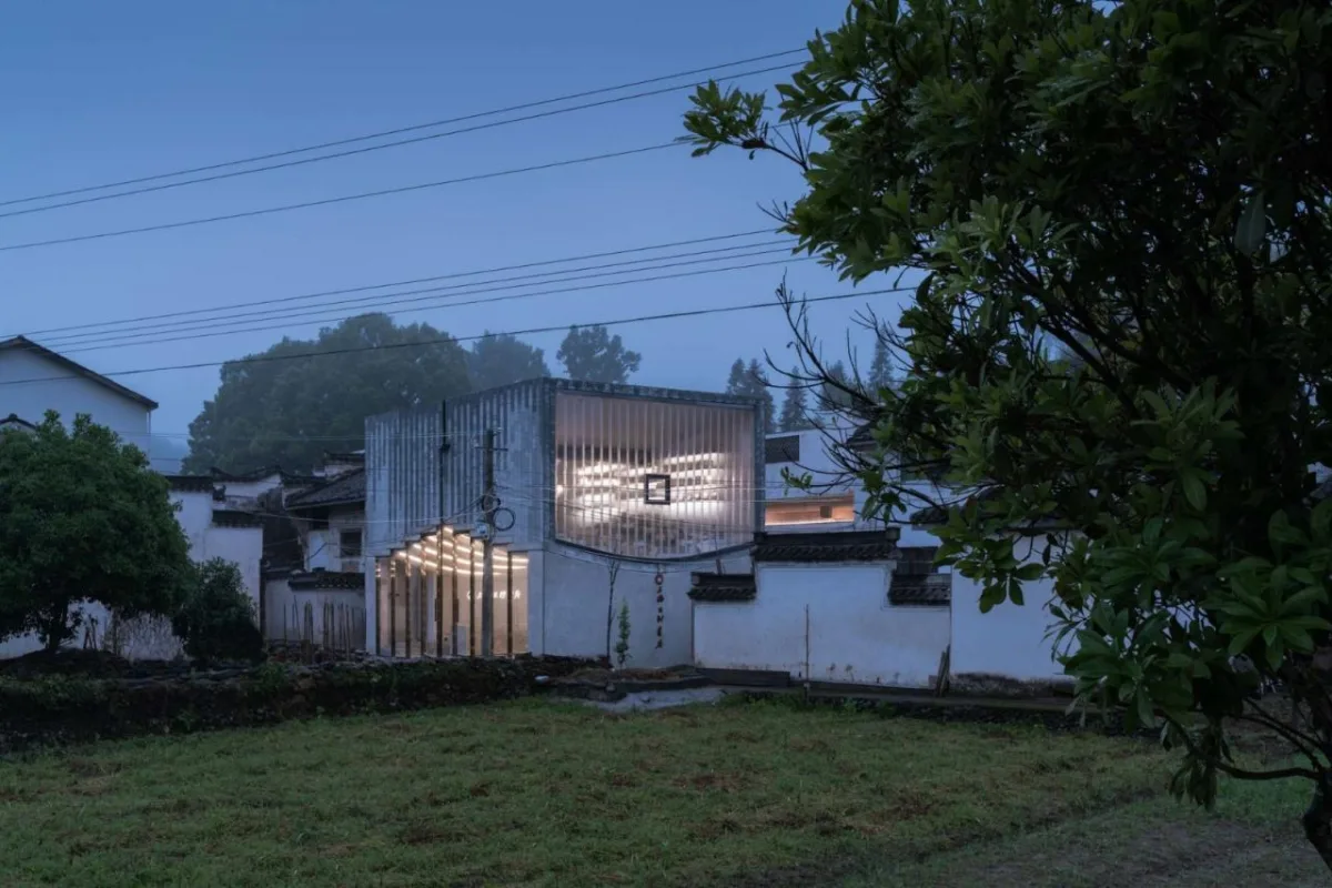 BIM建筑|桥廊：上海三联书店·黄山桃源店 / 来建筑设计工作室