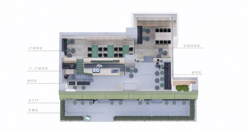 BIM建筑|南京观点茶室 /三厘社triostudio