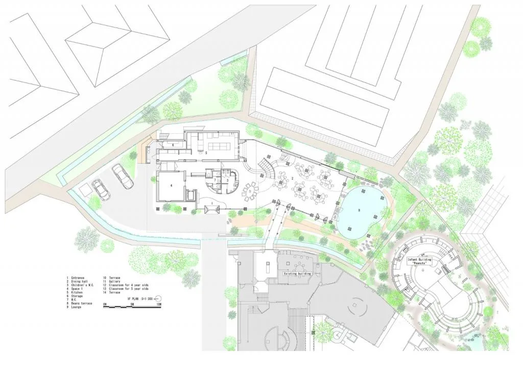 BIM建筑|巨构与小人儿，筑紫森林幼儿园 / UID Architects
