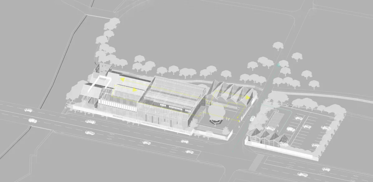 BIM建筑|桐乡东浜头村双创客厅改造 | 上海严旸建筑设计工作室