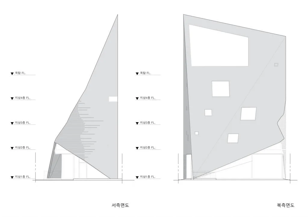 BIM建筑|斜棱锥形混凝土建筑，Areuke 水疗中心 / Chiasmus Partners