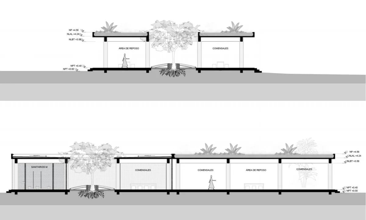 BIM建筑|墨西哥塔帕丘拉社会援助中心 / Laboratorio de Acupuntura Urbana