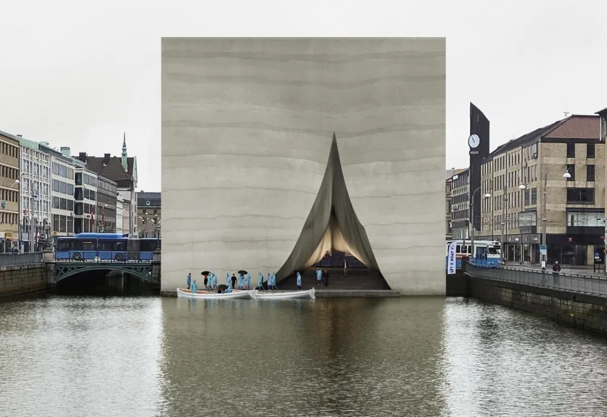 BIM建筑|Brunnsparken 派对纪念馆 / Bornstein Lyckefors