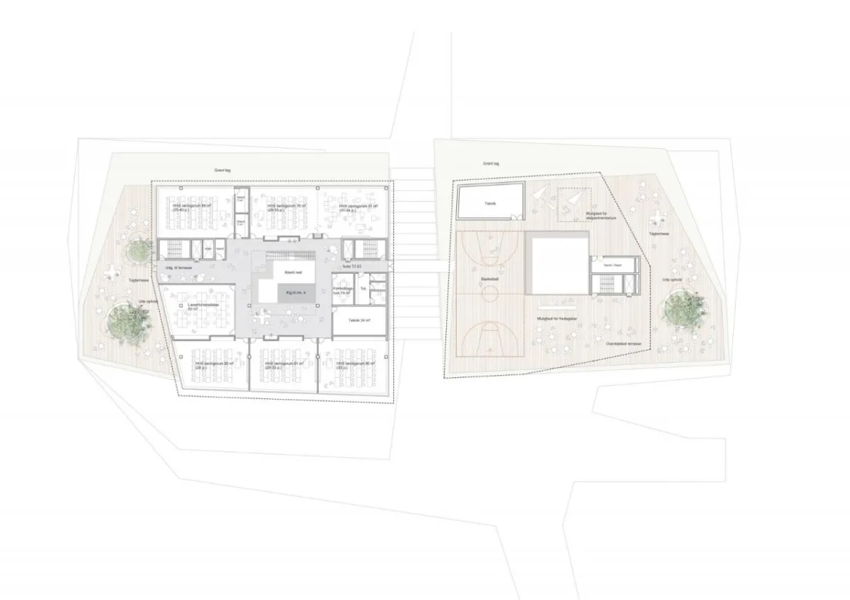 BIM建筑|Mercantec Midtbyens 体育馆 / Cubo 建筑事务所