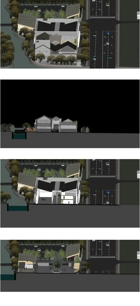 BIM建筑|桐乡东浜头村双创客厅改造 | 上海严旸建筑设计工作室