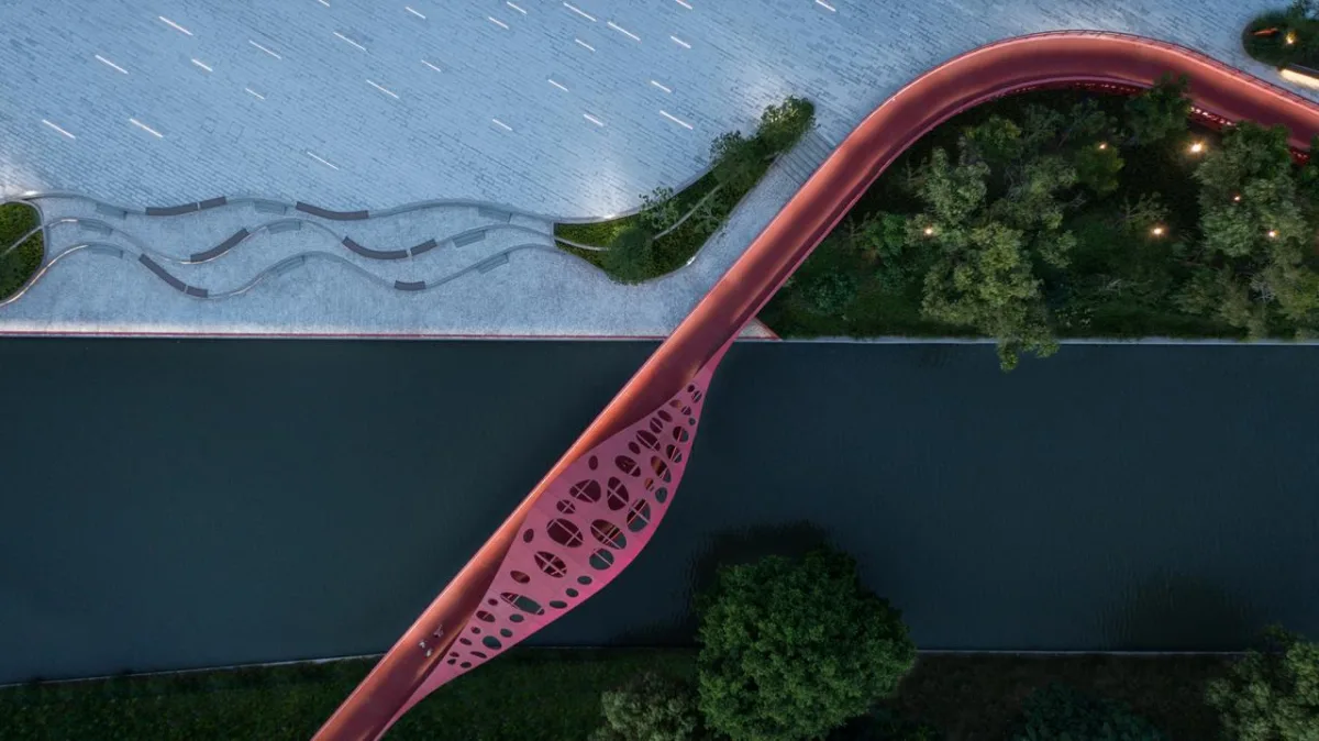 BIM建筑|上海闵行横泾港东岸滨水，景观公共空间改造 / SPARK Architects