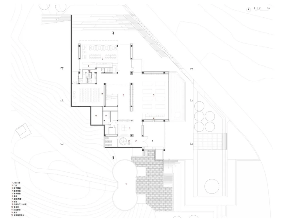 BIM建筑|南京先锋汤山矿坑书店 / 东南大学建筑学院 + 艺合境建筑事务所