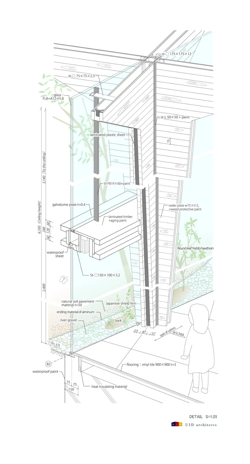 BIM建筑|巨构与小人儿，筑紫森林幼儿园 / UID Architects