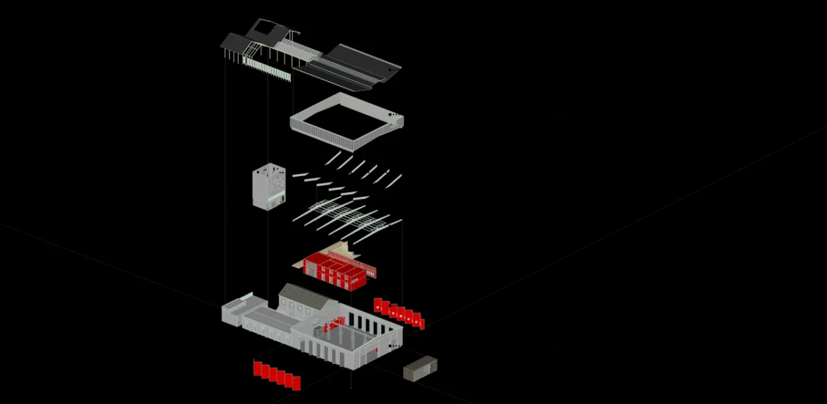 BIM建筑|桐乡东浜头村双创客厅改造 | 上海严旸建筑设计工作室