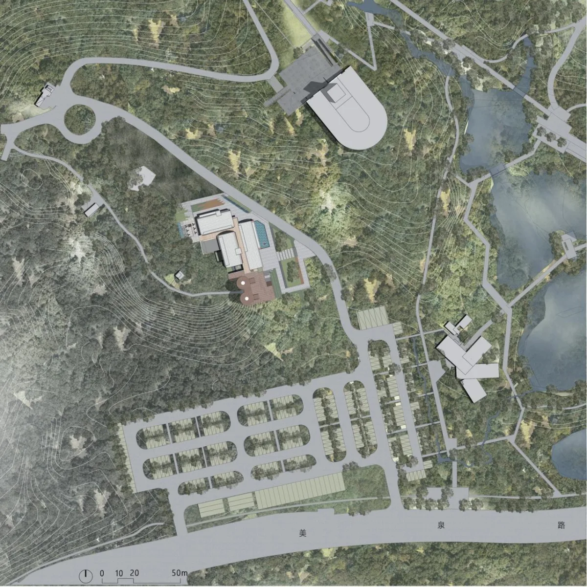 BIM建筑|南京先锋汤山矿坑书店 / 东南大学建筑学院 + 艺合境建筑事务所