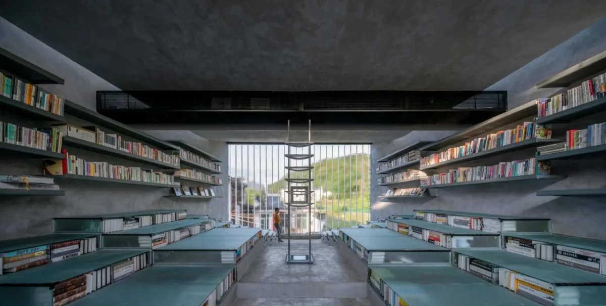 BIM建筑|桥廊：上海三联书店·黄山桃源店 / 来建筑设计工作室