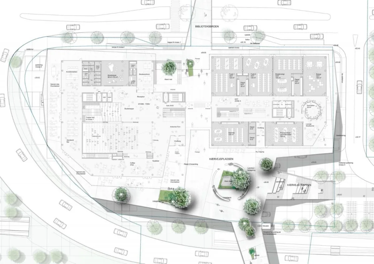 BIM建筑|Mercantec Midtbyens 体育馆 / Cubo 建筑事务所