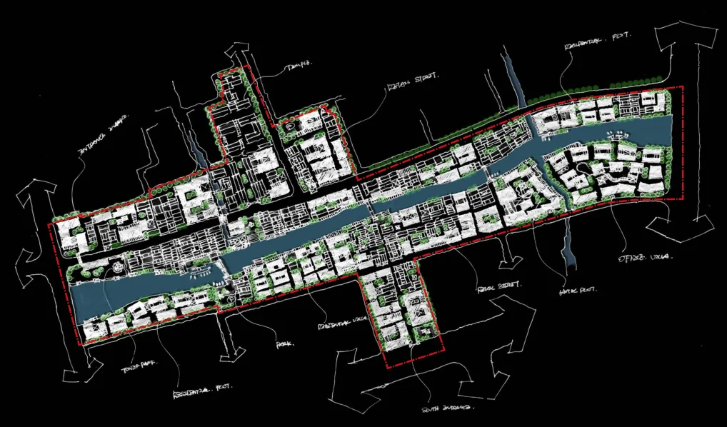 BIM建筑|城市核心区再开发设计思考 / ZWA卓时水石