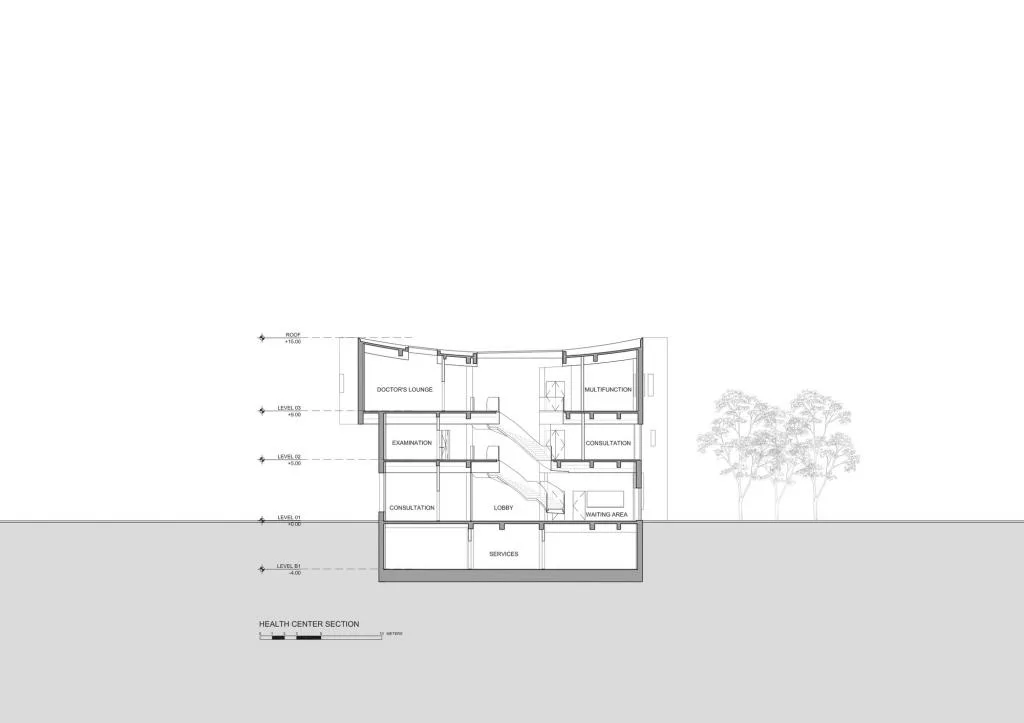 BIM建筑|上海中粮南桥半岛文体中心与医疗服务站 / Steven Holl Architects
